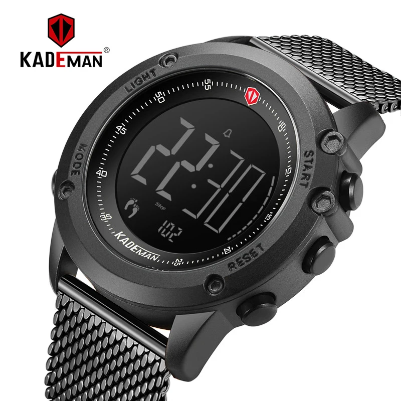 Часы наручные K698 KADEMAN мужские спортивные брендовые люксовые модные с шагомером и