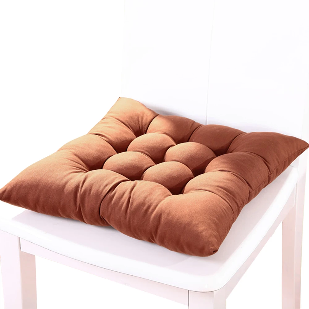 37x37cm Sofa Pillow Buttocks Chair Cushion Winter Office Bar Chair Back Seat Cushions Home Seat Cushion Pad 1/2/4pcs - Цвет: 14