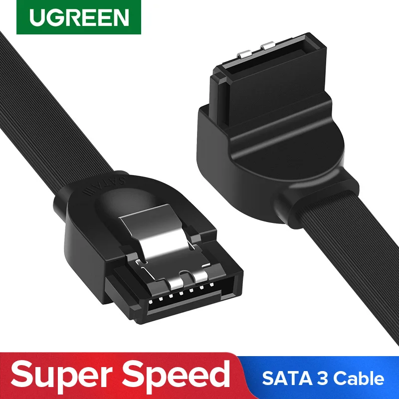 Ugreen SATA кабель 3,0 на жесткий диск Sata 3 кабель адаптер для ноутбука Asus 6 Гбит/с 3,0 SSD HDD жесткий диск правый угол преобразования|Компьютерные кабели и разъемы| | АлиЭкспресс