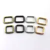 2pcs Metal Square Ring Buckle for Webbing Backpack Bag Parts Leather Craft Strap Belt Purse Pet Collar Clasp High Quality ► Photo 3/6
