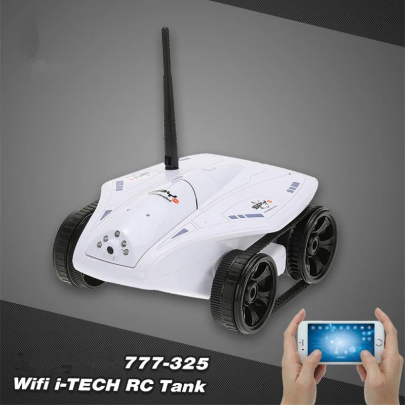Photograph LAN Control RC Tank 0.3MP HD Camera WiFi Real-time Video Transmission Internet Control Night Vision Electric RC Toy 4