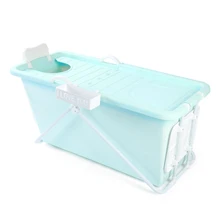 Складная пластиковая Ванна для взрослых, выдвижная ванна для взрослых, домашняя ванна для всего тела, утолщенная термальная ванна для взрослых