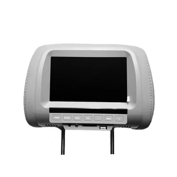

7inch Universal LCD Seat Back With USB HD Video Digital Display Touchable Button Car Monitor Durable Practical Headrest Screen