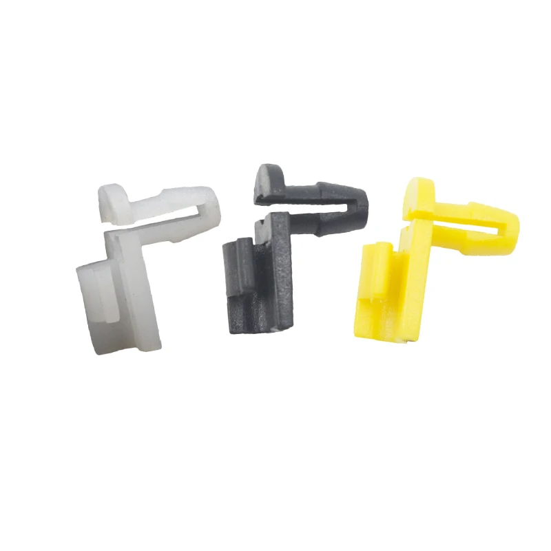 KE LI MI 100 Pcs High Quality Door Lock Rod Plastic Wires Clips Yellow