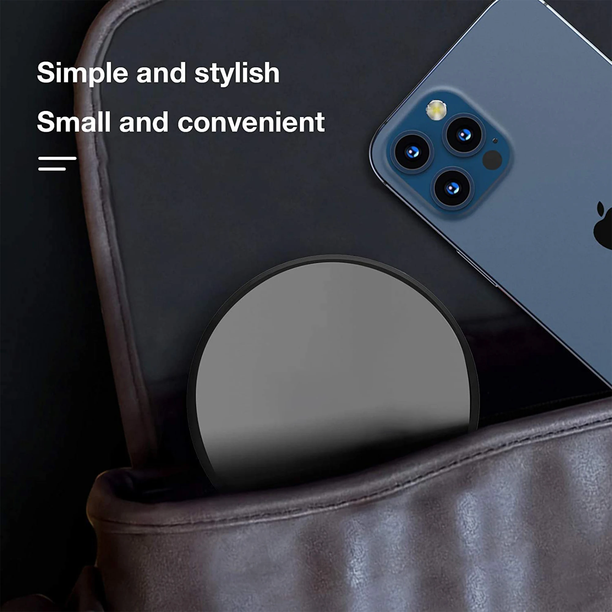 Cargador inalámbrico con soporte integrado magnético, almohadilla de carga inalámbrica con imán, de Metal, para Iphone 13/12, Airpods, 15W - Imagen 5