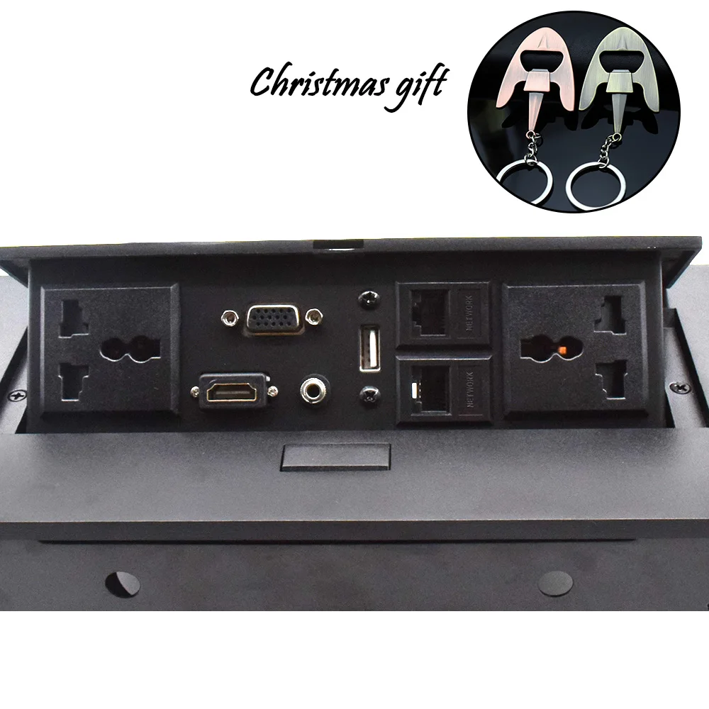 

New K514 AU/EU/US Standard / Universal Power /Tabletop Socket /Hidden/HDMI High-definition Multimedia Desktop Socket Pop-up Tool