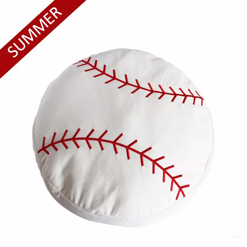 Creative Football Cushion Pillow Winter Plush Summer Breathable Fabric Gift For Boyfriend Birthday Fans Gift Home Decore 