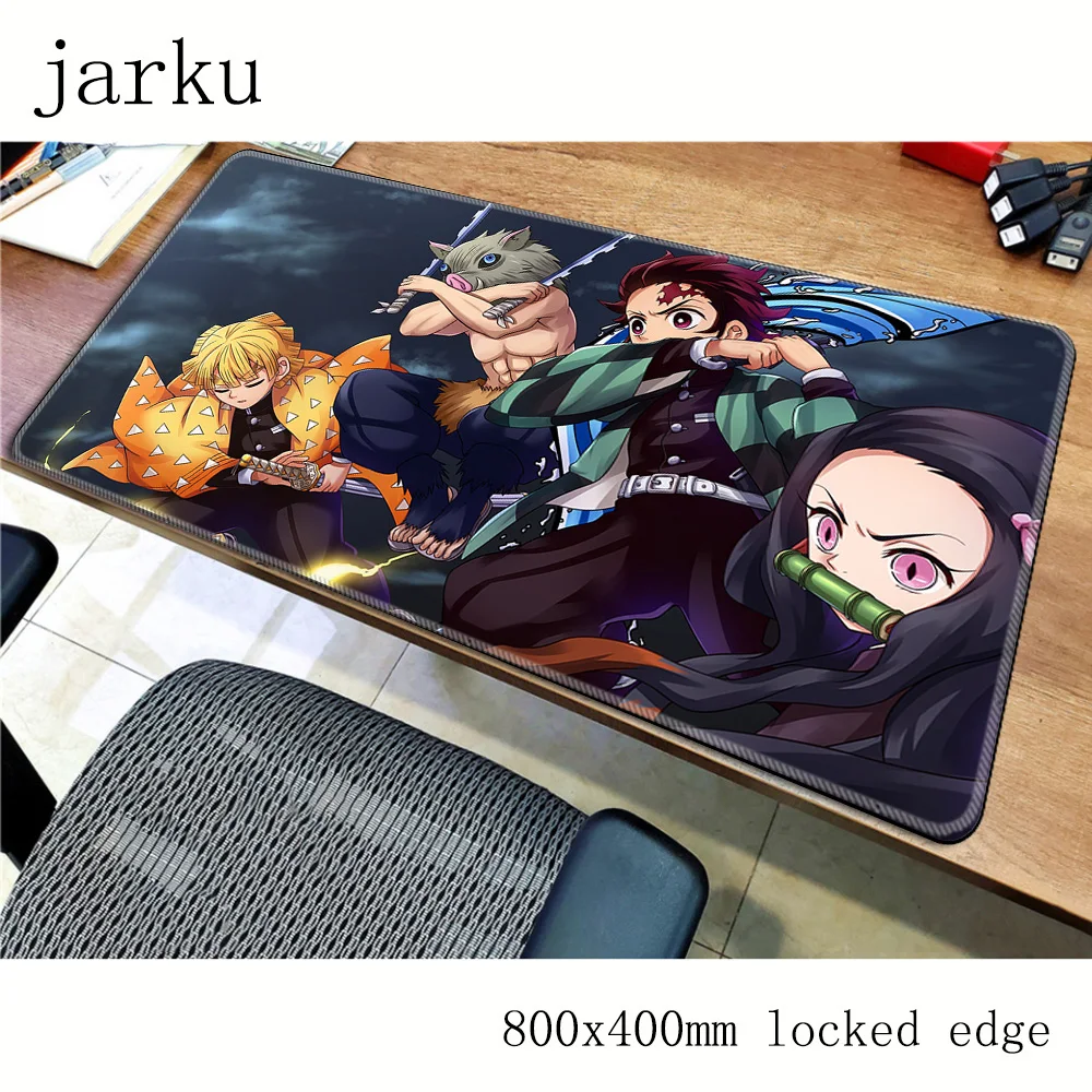 Kimetsu no Yaiba коврик для мыши геймер 800x400x3 мм notbook коврик для мыши популярный игровой коврик для мыши большой домашний коврик для мыши стол padmouse