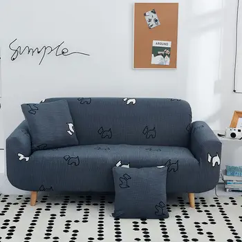 

Stretch Slipcovers Sectional Elastic Stretch Sofa Cover for Living Room Couch Cover L shape Armchair Cover Single/Two/Three seat