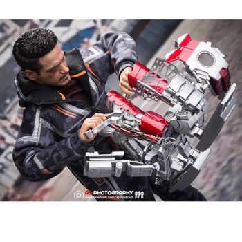 

1/6 Scale Ironman Suitcase Armor Scene Accessory MK5 Movabe For 12 inches Action Figure Dolls Accessories Model Toys TYStoys