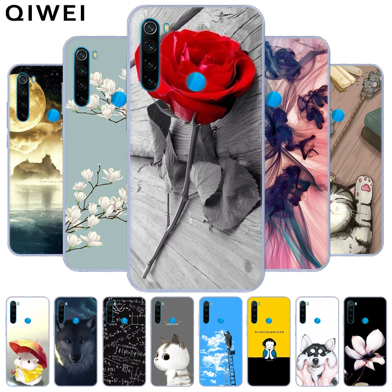 

For Xiaomi Redmi Note 8 Case Cartoon Soft TPU silicon Back Cover For Redmi Note 8T Protective Phone Cases Redmi Note8 Note8 8 T