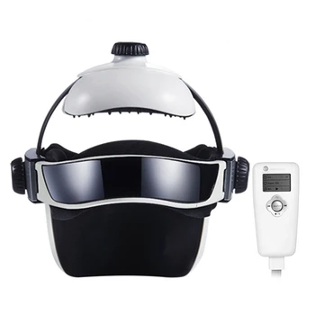 

Electric Head Massager Wireless Infrared Helmet Pressure Acupuncture Massage New Us Plug