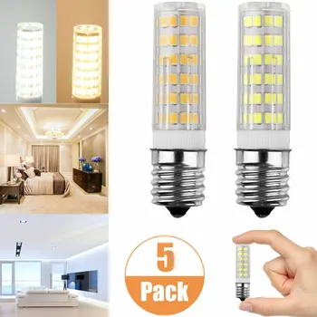 

High 5Pcs E17 7W LED Dimmable Light Bulb Intermediate Base Home Lamp Appliance LG66