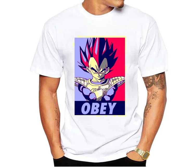 Dragon Ball Z Super Son Goku Vegeta Saiyan, футболка, мужские топы, графическая Мужская футболка с рисунком, футболка, одежда