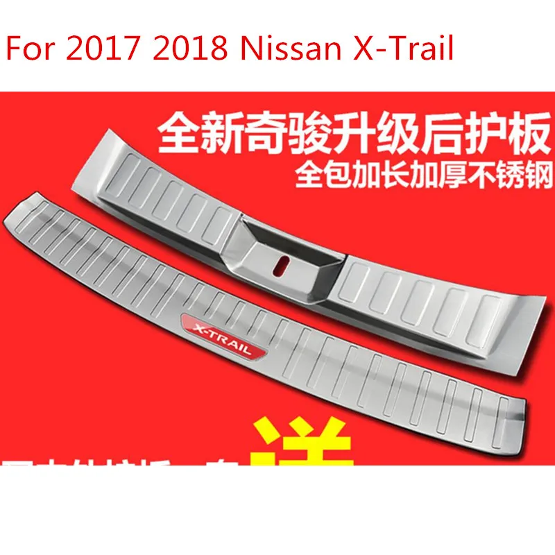 Для Nissan X Trail 2017 2018 аксессуары Накладка на порог Защитная Наклейка для дверных