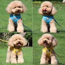 

Personalized Dog Harness NO PULL Reflective Breathable Adjustable Pet Harness Vest For Small Large Dog Custom patch Pet Supplies