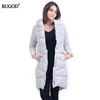 RUGOD Fashion Hooded Winter Jacket Women Casual Long Sleeve Thick Warm Winter Coat Long Cotton-padded Parkas Plus Size Casaco ► Photo 3/5