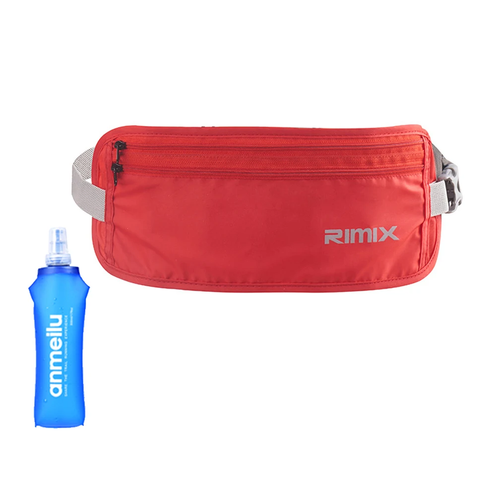 

Women Running Belt Waist Slim Jogging Bag Water Bottle Fanny Pack Travel Money Marathon Gym Workout Fitness 6.9in Phone Holder