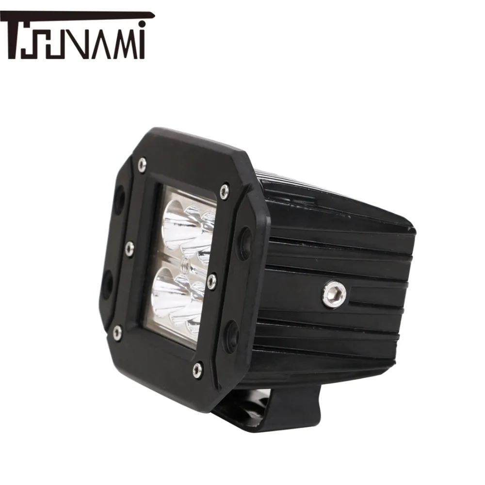 18W Offroad LED Light Bar Spot Beam Spotlight 9-32V DC For Jeep ATV UAZ SUV 4WD 4x4 Truck Tractor LED Work Light