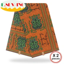 Анкара африканская вощеная ткань принтом 12 ярдов хлопок настоящий голландский воск Гана нигерийский стиль для шитья африканские платья одежда 32