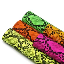 20*34 см змеиные узоры напечатаны синтетическая кожа, материалы для ручных поделок для изготовления домашних мероприятий, 1Yc6576