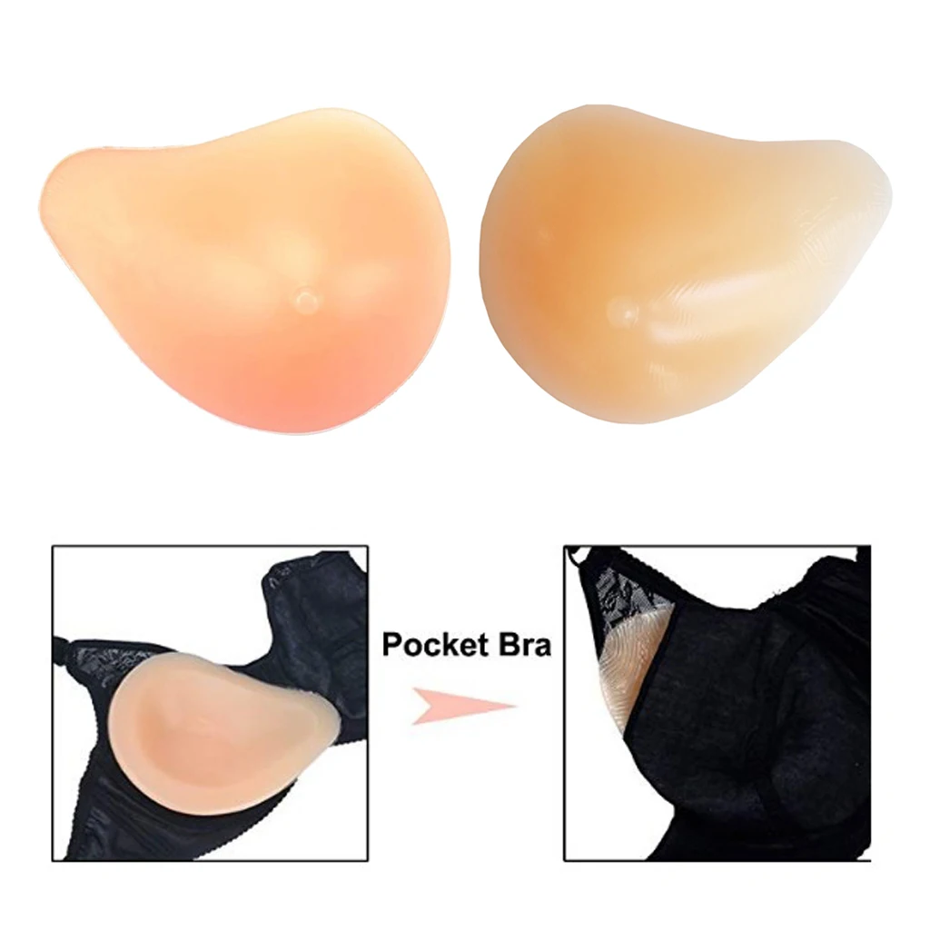 Silicone Breast Forms Woman Mastectomy Prosthesis Bra Insert Enhancer Pad 1 Piece A B C D DD Cup