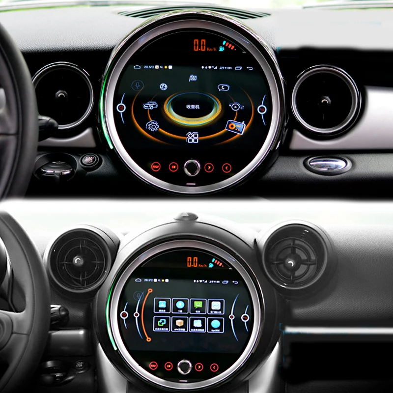 Autoradio 7 9 Lecteur multimédia Capacitance Récepteur radio à écran  tactile pour countryman mini r60 2014 Voiture Android Mini Cooper  Enregistreur