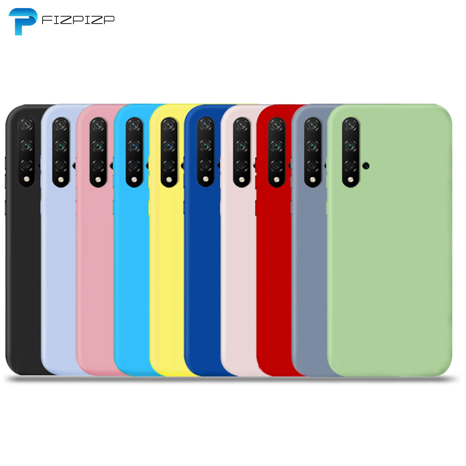 

Full Soft Silicone Liquid Case for Huawei Mate 20 10 Lite P30 Pro P20 P Smart Z Plus 2019 Honor 10i 10 20 9X 8X 8A 8S Cover Case