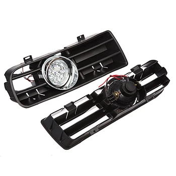 

Parts Fog Lights LED Lamp 1 Pair For Golf Mk4 1999-2004 Exterior Accessories Front Grille