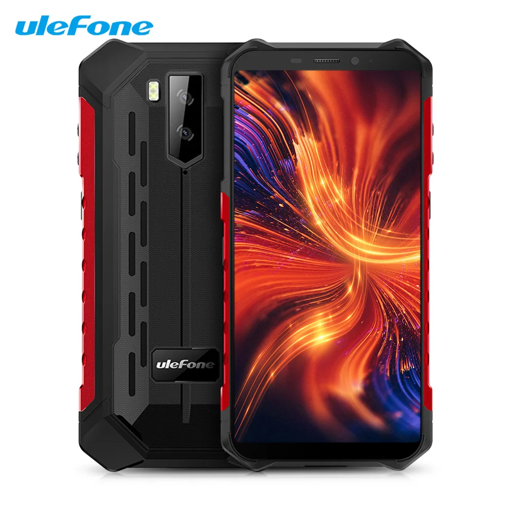 Ulefone Armor X5 4G Phablet 5000mAh 5,5 дюймов смартфон Восьмиядерный 3 ГБ ОЗУ 32 Гб ПЗУ 13 МП Две задние камеры мобильный телефон с двумя sim-картами - Цвет: Red