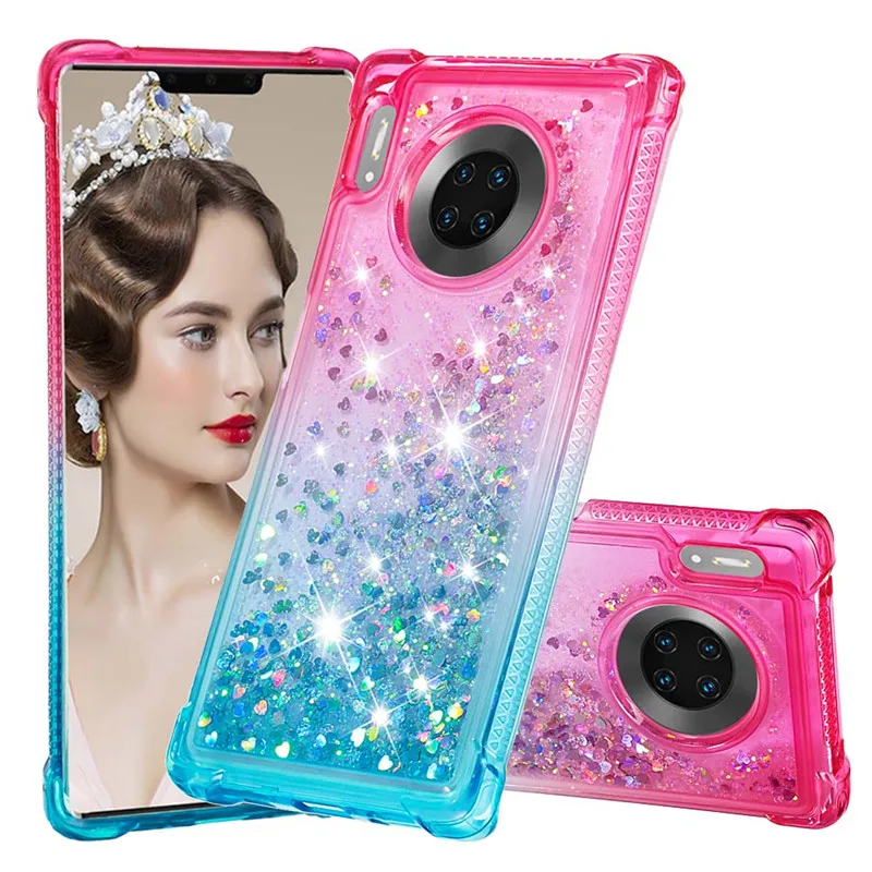 Градиентный блестящий чехол для huawei mate 30 Pro Lite Nova 5 5i Чехол|Бамперы| |