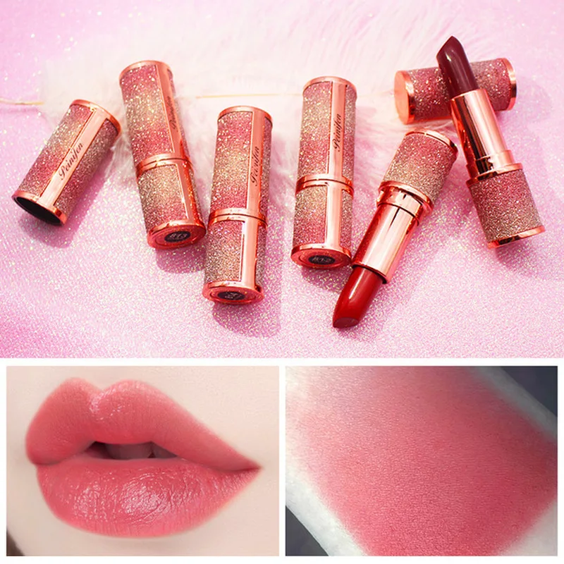 Starry Sky Lipstick Waterproof Sexy Nude Matte Makeup Cosmetics Moisturizer Long-lasting Easy to Wear Velvet Lip Stick 8 colors |