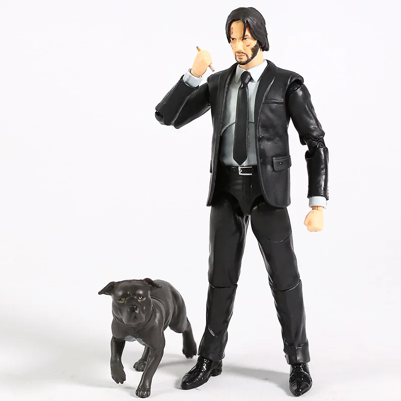 MAFEX 085 John Wick Chapter 2 Keanu Ривз ПВХ фигурка Коллекционная модель игрушки