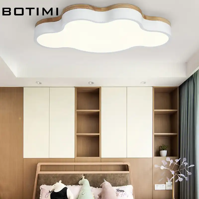 Botimi クラウド型 Led シーリングライトリモコン現代の天井ランプリビングルームのための子供の寝室の照明器具 Ceiling Lights Led Ceiling Lightlight With Remote Aliexpress