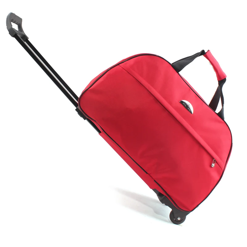 JULY'S SONG Luggage Bag Travel Duffle Trolley bag Rolling Suitcase Trolley Women Men Travel Bags With Wheel Carry-On bag - Цвет: 3