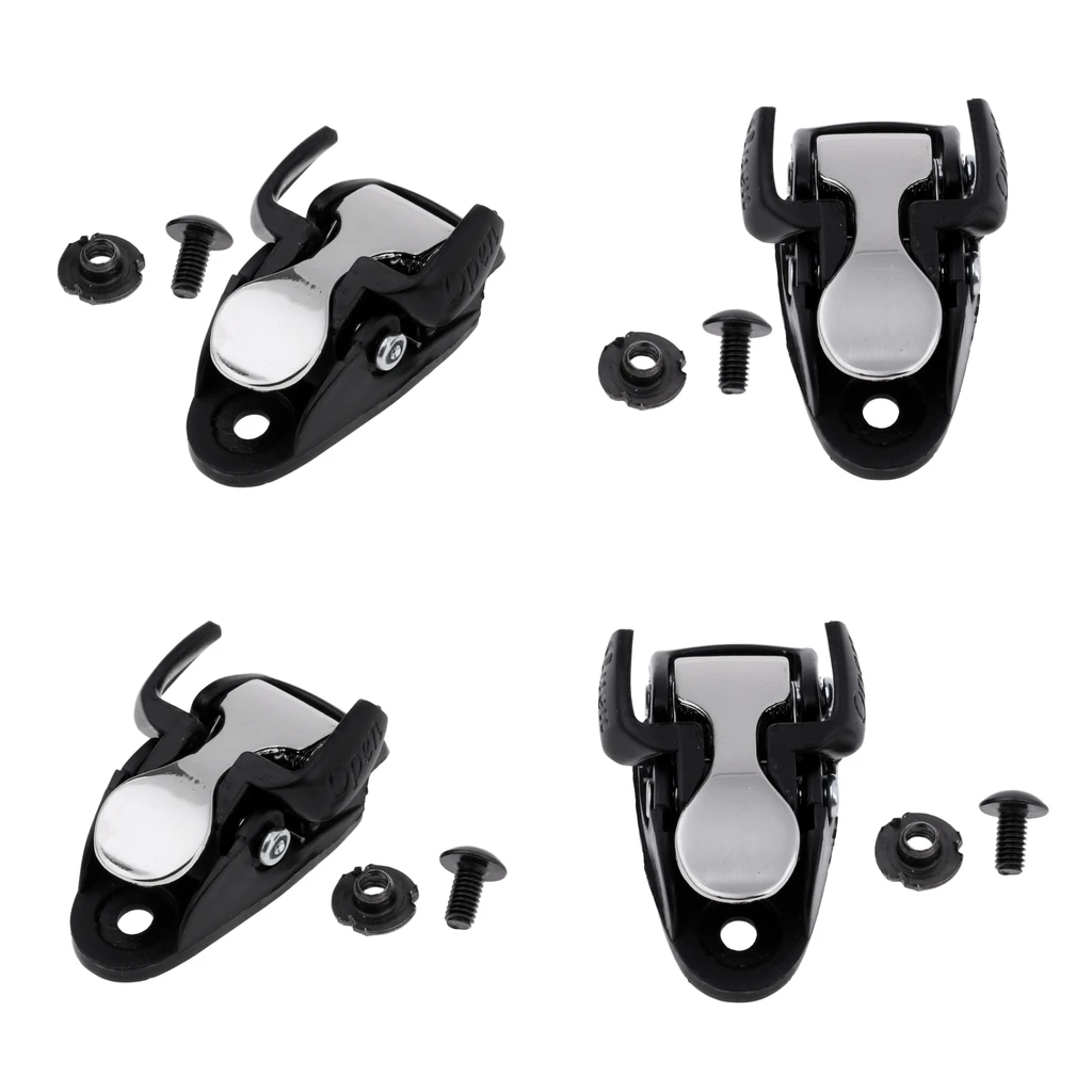 4Pcs Inline Skate Spider Clasp Replacement, Skating Shoes Buckle, Mounting Screw and Nut Are Included