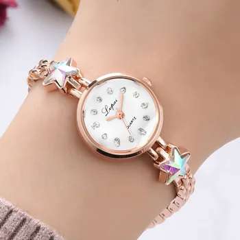 

Women's Watches Fashion Wristwatches For Lady New Style Five-pointed Star Bracelet 2020 New Girl's Clock Relogio Masculino Xfcs