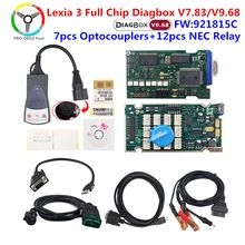 Golden lexia 3 pp2000 diagbox v7.83 completo chip 921815c ferramenta de diagnóstico lexia 3 para peugeot para citroen lexia3 scanner automático