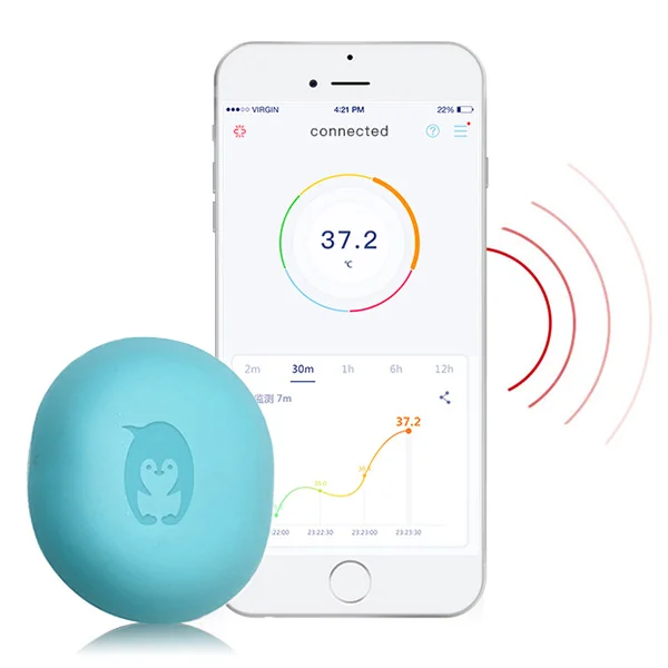 

Intelligent Body Temperature Monitor Somatosensory Thermometer Baby High Precision Temperature Continuous Monitoring Thermometer