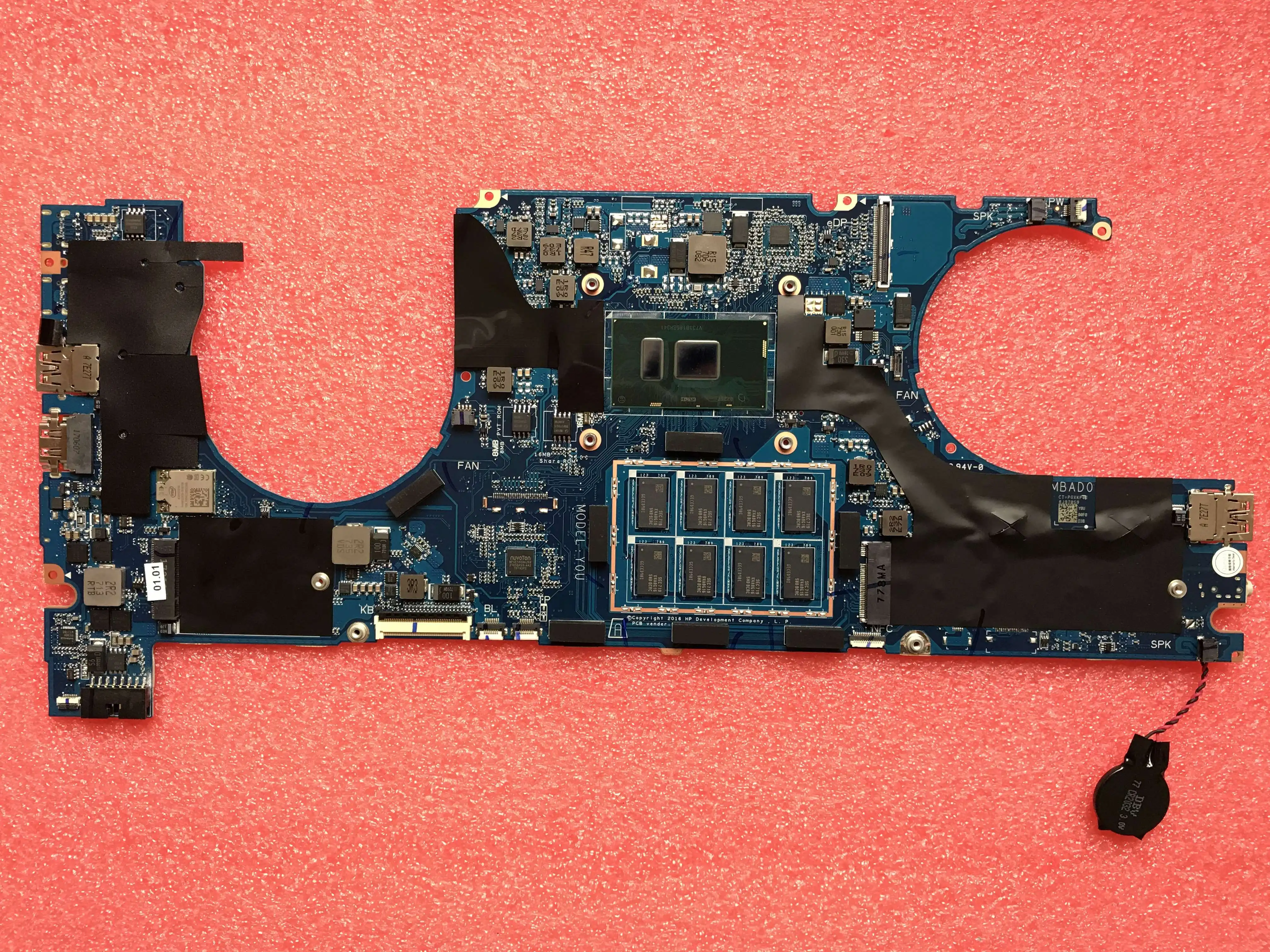 L02235-001 L02235-501 L02235-601 для hp EB1040G4 материнская плата i7-7500U 8 Гб DA0Y0UMBAD0 тестирование работы