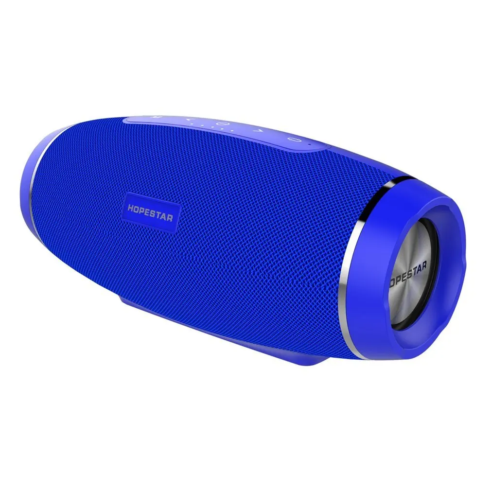 HOPESTAR H27 в форме оливки Bluetooth динамик fm-передатчик водонепроницаемый внешний аккумулятор поддержка 1+ 1 беспроводной последовательный функция водонепроницаемый - Цвет: Синий