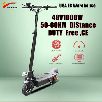 

60KM/H Electric Scooter 1000W 48V E Scooter Folding Long Skateboard Escooter with Seat for Adults Trotinette Electrique Adulte