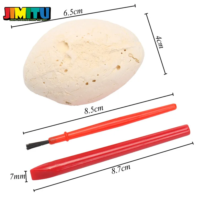 JIMITU DIY Динозавр яйцо копать окаменелости раскопки игрушки для детей Обучающие образовательные вечерние Noverity Подарочная игрушка