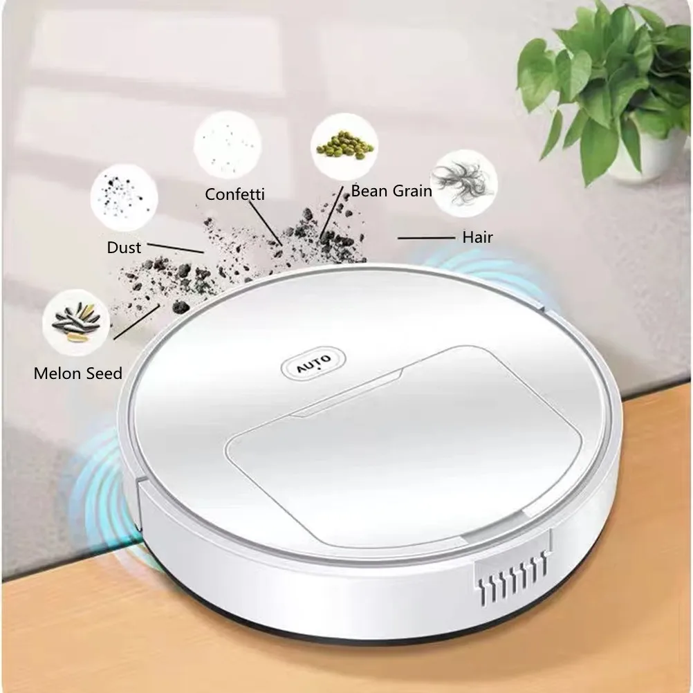3 in 1 Automatic Robot Cleaner Smart Broom Robot Vacuum Cleaner Lazy
