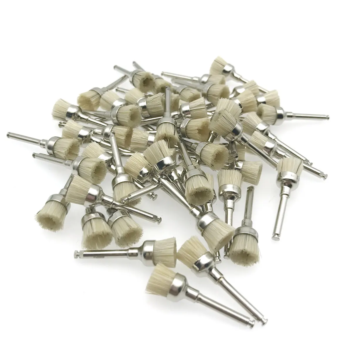 100pcs Dental Prophy Bowl Types Bristle Brush Effective Polishing
