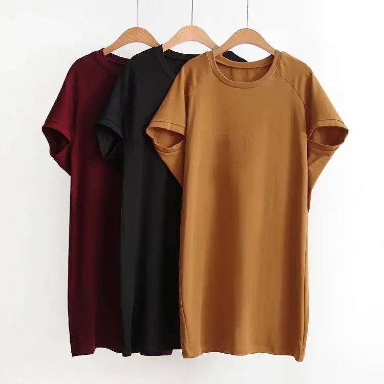 

2018 Summer New Style Korean-style Versatile Loose-Fit Slimming Mid-length Slim Fit Base Skirt Women's Three-color