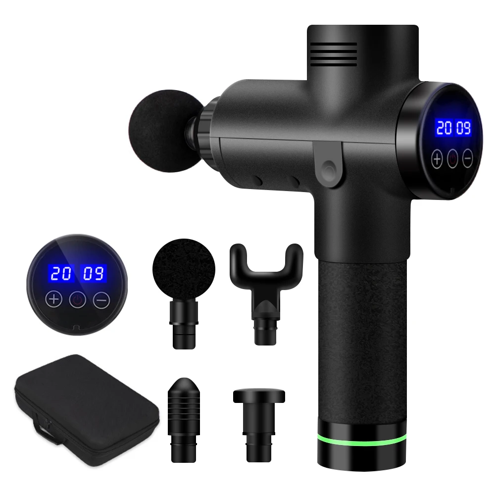 

4000r/min Deep Tissue Massage Gun LCD Sceen Sport Therapy Muscle Massager Body Relaxation Pain Relief Slimming Shaping Massager