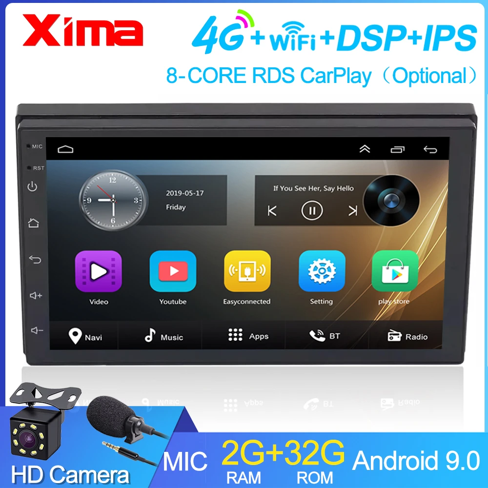 Android9.1 Car Stereo Radio Video Player Touch Screen For 2007-2011 Toyota Camry