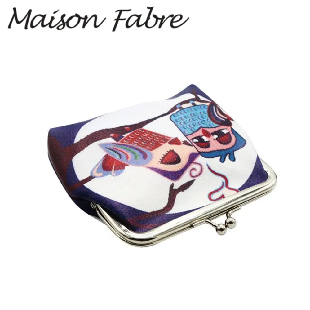 Maison fabre 2019 кошельки с персонажами мультфильмов животных сова обувь для девочек портмоне для женщин дамы маленький кошелек, кожаный детей