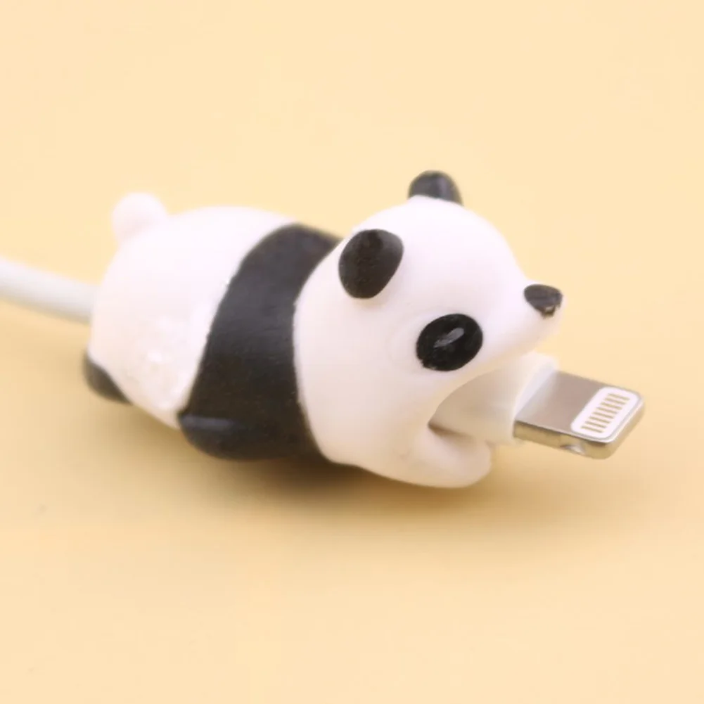

Cute Animal Bite Shape Cell Phone Cable Protector Snap On Charging Cord Saver Protector Wire Data Lines Protective Organizer